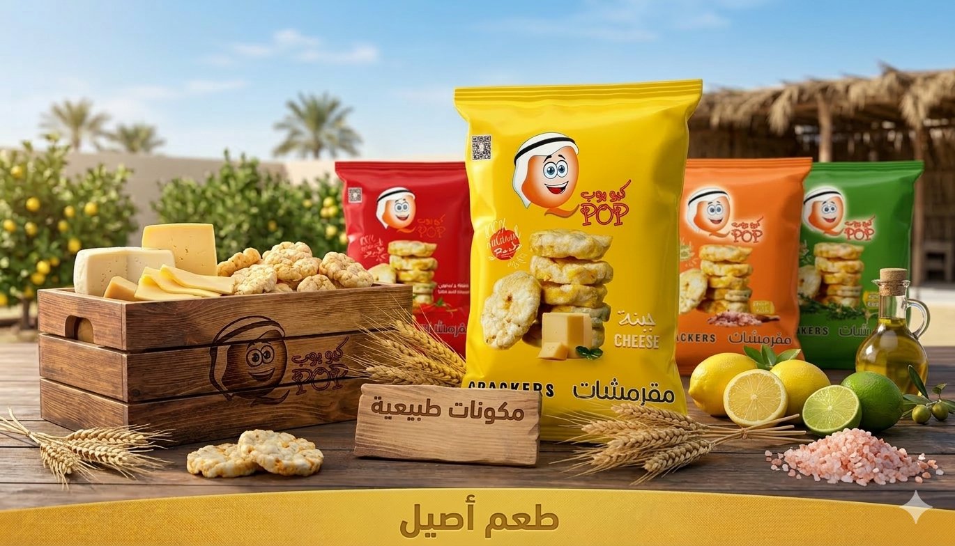 QPOP Premium Baked Crackers — Five bold flavors, one unforgettable crunch