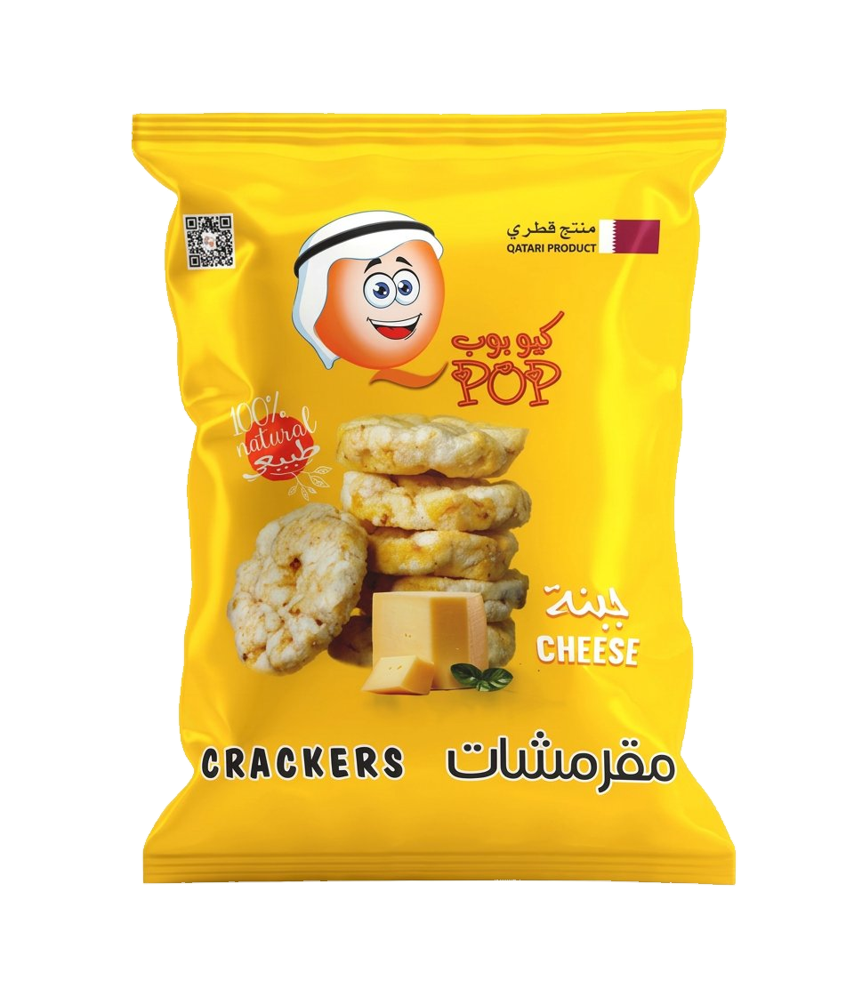 QPOP Cheese Cracker — Premium Baked Crackers